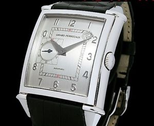 Vintage! GIRARD-PERREGAUX Vintage 1945 25835 SS Auto Men's Watch (S A4230)