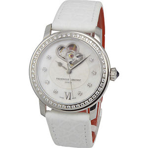 FREDERIQUE CONSTANT Automatic Mother of Pearl eather Ladies Watch FC310WHF2PD6