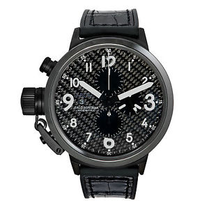 U-Boat Flightdeck Chronograph Ceramic Carbon Fiber Automatic Men's Watch 6203