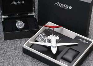 Free Shipping Pre-owned ALPINA Star Timer Pilot Limited 8888 AT With Model AT