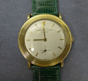 Vintage Gents AP Audemars Piguet 18kt dress watch 18jewel manual wind wristwatch