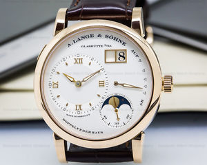 A Lange & Sohne 109.032 Lange 1 Moonphase, 109032 18K Rose Gold BOX + PAPERS