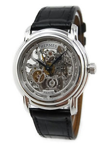 HERMES Sesame Automatic Watch SM1.710 w/Box Warranty Card
