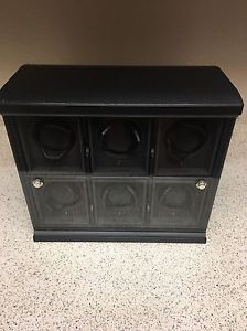 Underwood 6 Watch Winder Leather Case $7000 Retail