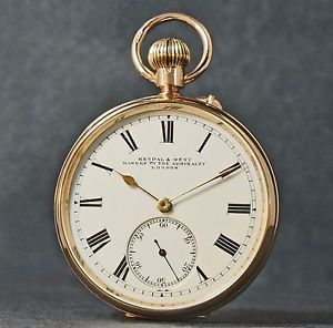 Rare Kendal & Dent Makers To The Admiralty Solid 9K Rose Gold Pocket Watch