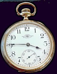 Scarce Ball Watch Co. OFFICIAL RAILROAD STANDARD Pocket Watch 16S 17J BALL CASE