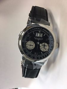 A. Lange & Sohne Datograph Flyback Platinum Chronograph REF# 403.035 Mint !