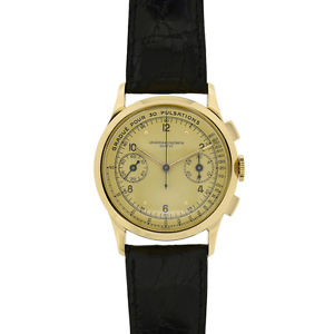Vintage Vacheron Doctor's Watch Rose Gold Circa 1940s