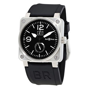 Bell and Ross Pre owned Blk D. Ss Cs Blk Rb St 42 mm Auto Watch JD5CJP