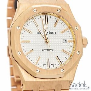 Audemars Piguet Royal Oak 18k Rose Gold Automatic Watch 15400OR 41mm
