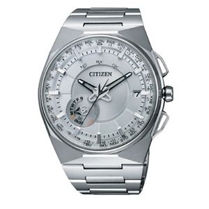 Citizen Satellite Herren Armbanduhr Eco-Drive Weltzeit Datum CC2001-57A