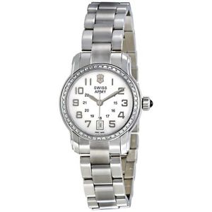 Victorinox Swiss Army Women's 241057 Mother-Of-Pearl Dial Diamond Bezel Watch