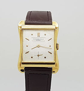 Vintage 18K Pink Gold Audemard Piguet Men Watch Cal 2001 Rare Fancy Case
