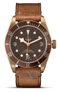 Tudor Heritage Black Bay Leather Strap 43mm Men's Watch 79250BM