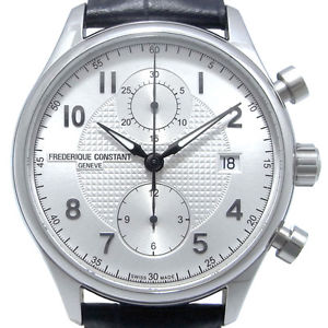 Auth FREDERIQUE CONSTANT Run About Chronograph FC393RM5B6 Automatic Men's watch