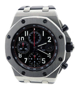 Audemars Piguet Royal Oak Offshore Stainless 42mm Black Red Themes 26470st