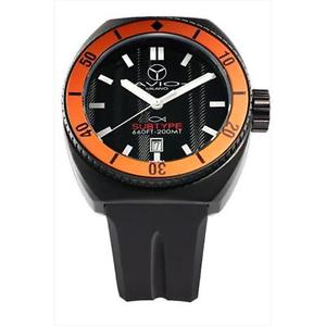 Avio Milano AVI SUB BK OR Mens Sub Type Black Dial Watch Black & Orange