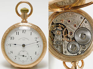Rare Top Quality High Grade 21 Jewel WALTHAM RIVERSIDE MAXIMUS Pocket Watch 1895