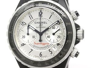 CHANEL J12 Super Leggera Chronograph Aluminium Rubber Watch H2039 (BF113017)
