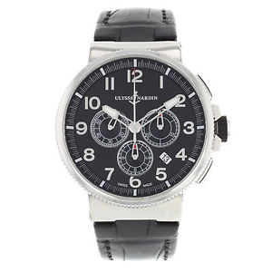 Ulysee Nardin Marine Chronographe 1503-150 Acier Montre Homme Automatique