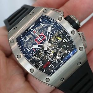 RICHARD MILLE RM 11 "Felipe Massa" Titanium Flyback Chronograph - RM011 AJ TI