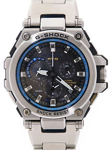 Auth CASIO G-shock MT-G MTG-G1000D-1A2JF GPS Hybrid Solar Quartz SS Men's watch