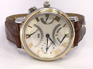 Maurice Lacroix Masterpiece Double Retrograde SS & Gold Men's Wristwatch MP7018