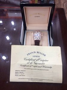 Frank Muller Geneva Genuine Leather Watch