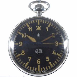 A. LANGE NACHF.GUB GLASHÜTTE - MILITÄR BEOBACHTUNGSUHR - CAL 48.1 - 900er SILBER