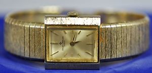 Vintage Baum Mercier Mens 17 Jewels Dress Watch Solid 14K Yellow Gold Case/Band