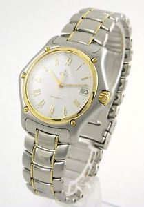 EBEL 1911 STAHL GOLD AUTOMATIK ARMBAND UHR 1080916