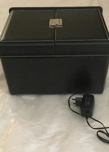 Scatola del Tempo 6RT Nero Vitello Stampato