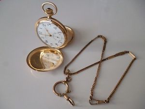 585/14k Echt Gold Seltenes Tavannes Watch Co TASCHENUHR "97,gramm" TOP PREİS