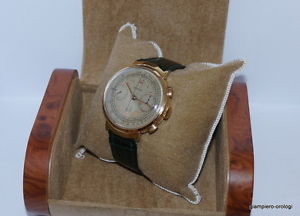 Cronografo Zenith Cassa Oro 18K Anni '40 Diam. 37,2 mm Funzionante Usato