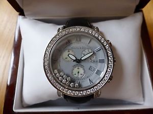 BENNY & CO 4ct FLOATING DIAMONDS CHRONO WATCH