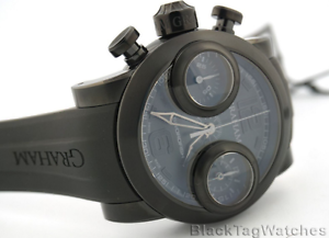 Graham Swordfish Booster PVD Automatic 2SWBB Chronograph Watch Grey
