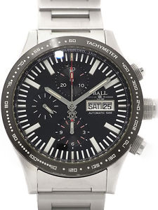 Auth BALL Storm Chaser Chronograph CM2092C-S1J-BK Automatic SS Men's watch