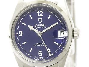 Polished TUDOR Prince Date Steel Automatic Mid Size Watch 72000 (BF114740)