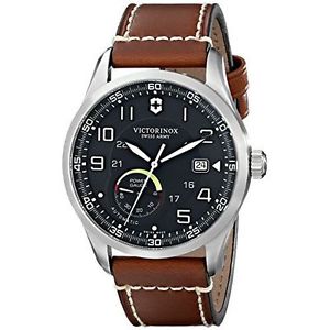 Victorinox Men's 241575 AirBoss Analog Display Swiss Automatic Brown Watch