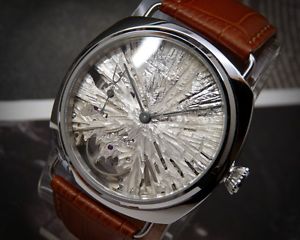 New Unique Handmade Stainless Steel men's watch mechanical high end movement!