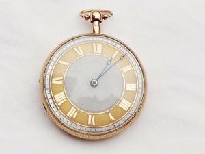 Verge fusee 18K Gold 1/4 repeater.Swiss made   NoJ003