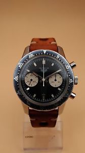 Heuer Autavia 30 Ref. 7763c MH, c1968-71. Valjoux 7730, Compressor case.