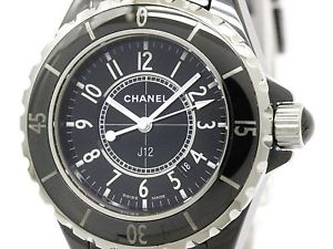 Polished CHANEL J12 Ceramic Quartz Ladies Watch H0682 (BF114643)