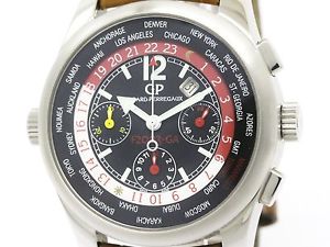 Polished GIRARD PERREGAUX ww.tc Ferrari F2003-GA Chronograph Watch 4980 BF110434