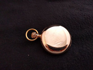 Rare Antique 14K Solid Gold 18s Grade 27 Elgin BW Raymond Pocket Watch 1888