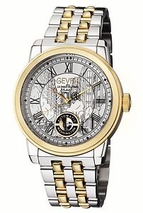 Gevril Men's 2623B Washington Automatic Two-Tone Stainless Steel Wristwatch