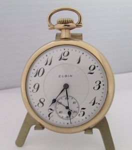 1907 Lord Elgin 23 Jewels  Open Face Pocket Watch ~ Grade 351