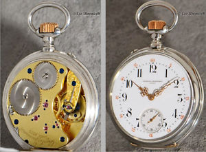 1A QUALITÄT TASCHENUHR DEUTSCHE UHRMACHERSCHULE GLASHÜTTE i/S CHARLES JEANNERET