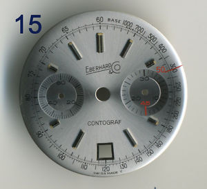 Very rare Eberhard Contograf Vintage  31501 dial