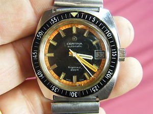 Vintage CERTINA Argonaut Divers Watch, automatic, 200M , spares repair..